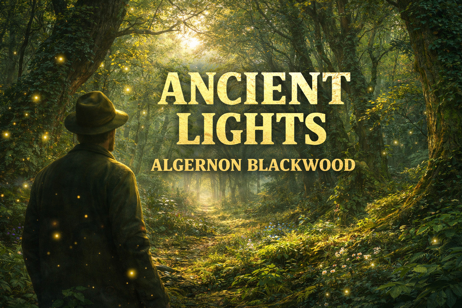 Illustration of Ancient Lights by Algernon Blackwood